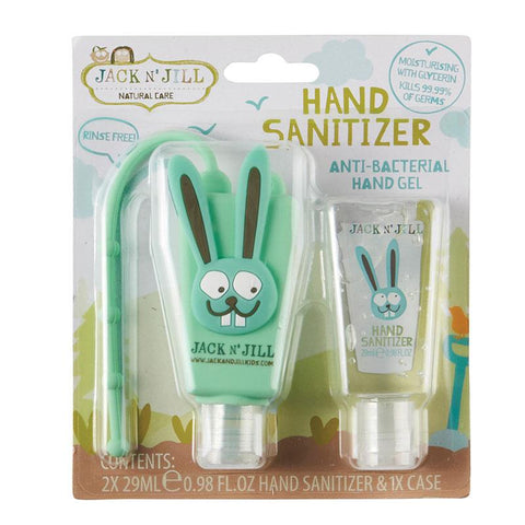 JACK N' JILL Hand Sanitizer & Holder Bunny 2x29ml