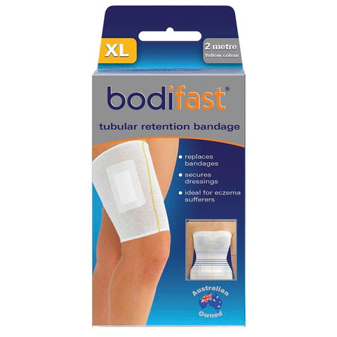 Bodifast Tubular Retention Bandage 10cm x 2m Yellow