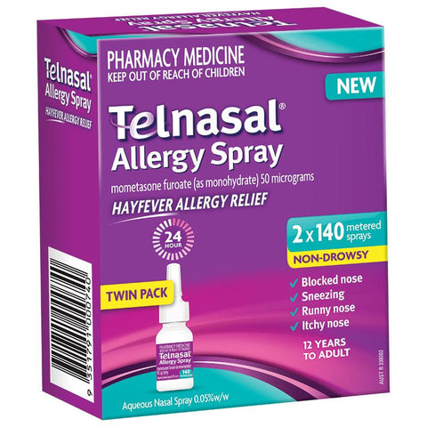 Telnasal Allergy Spray 280 Dose