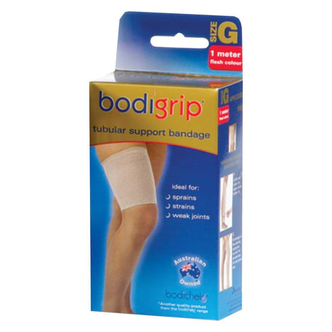 Bodigrip Tubular Support Bandage Size G Flesh Colour 12cm X 1m