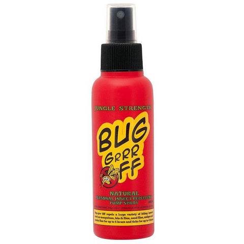 BUG-GRRR OFF 100% Natural Insect Repellent Jungle Strength - 100ml