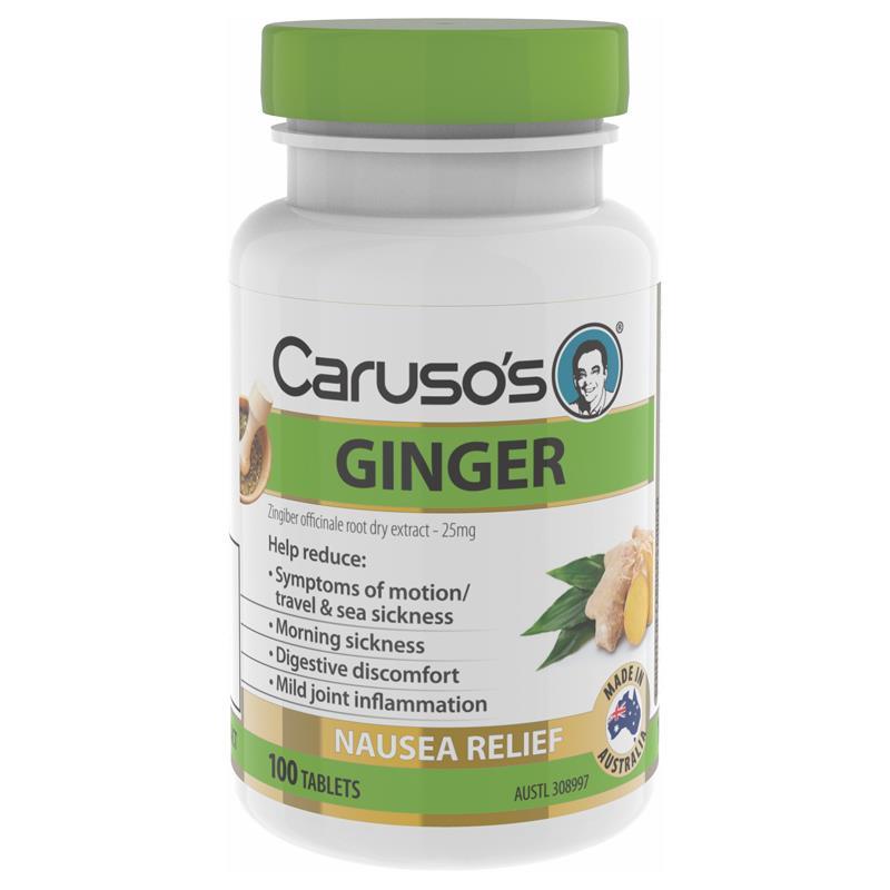 Caruso's Natural Health Ginger 100 Tablets