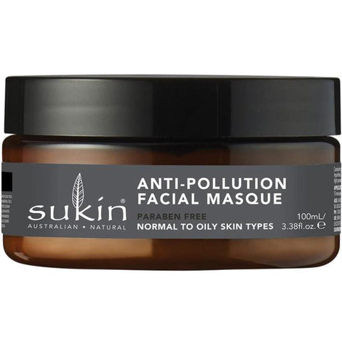Sukin Oil Balancing Plus Charcoal Anti-Pollution Facial Masque 100ml