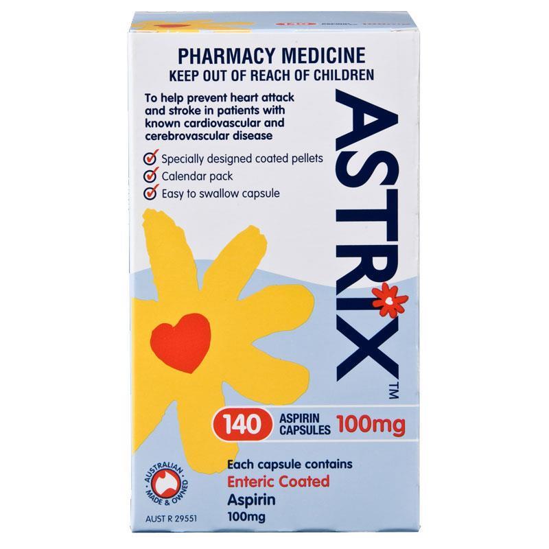 Astrix 100mg 140 Capsules