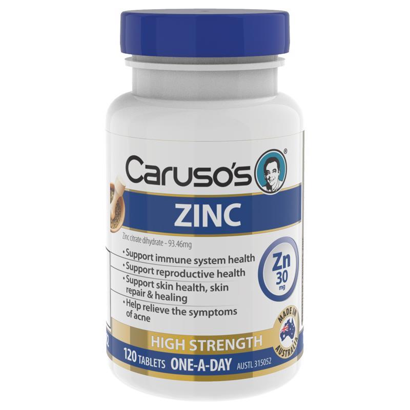Caruso's Natural Health Zinc 120 Tablets
