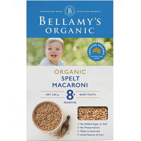 Bellamy's Organic Spelt Macaroni 200g