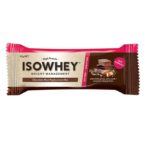 ISOWHEY Meal Replacement Bars Chocolate 62g 12