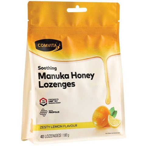 COMVITA Manuka Honey Lozenges Zesty Lemon 40x4.5g