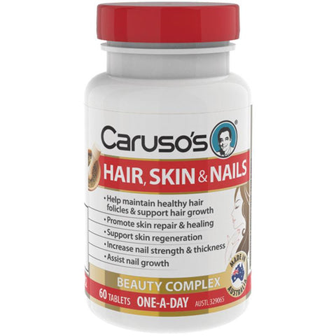 Caruso's Natural Health Hair Skin Nails 60 Tablets