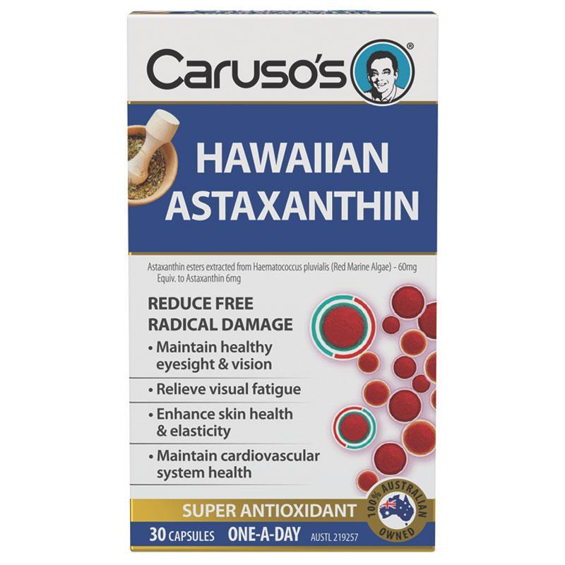 Caruso's Natural Health Hawaiian Astaxanthin 30 Capsules