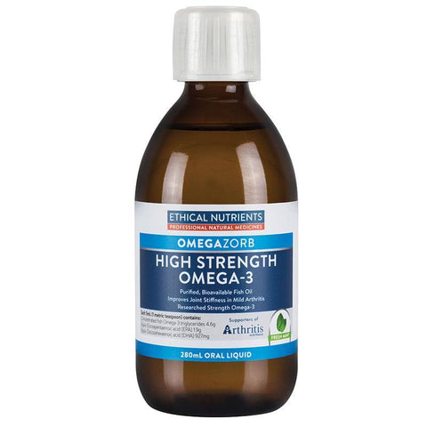 Ethical Nutrients Hi-Strength Liquid Fish Oil 280ml (Mint)