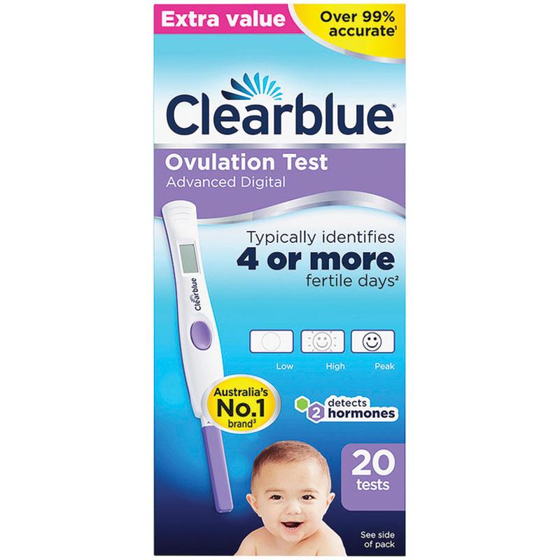 Clearblue Digital Ovulation Test Dual Hormone Indicator 20 Pack