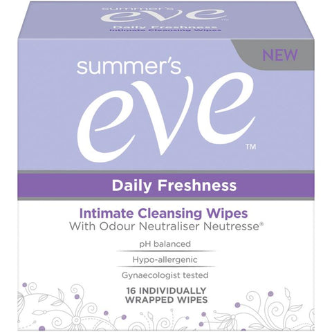 Summer's Eve Daily Freshness Intimate Cleansing Wipes - 16