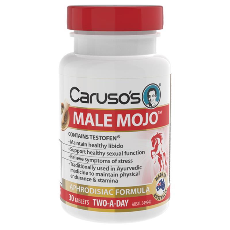 Caruso's Natural Health Male Mojo 30 Tablets
