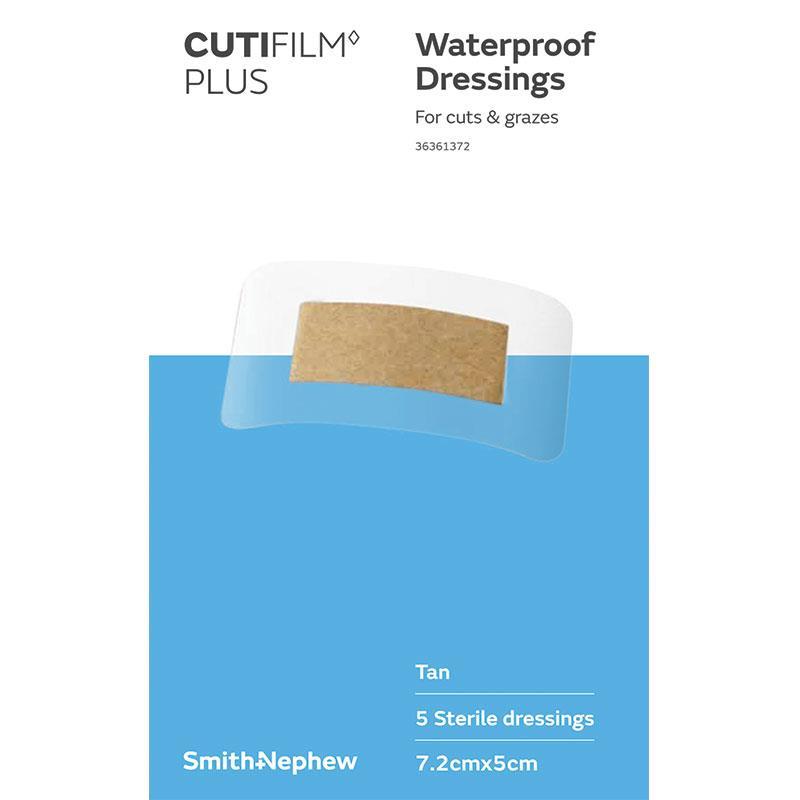 Cutifilm Plus Tan - 7. 2cm X 5cm  5 Pack