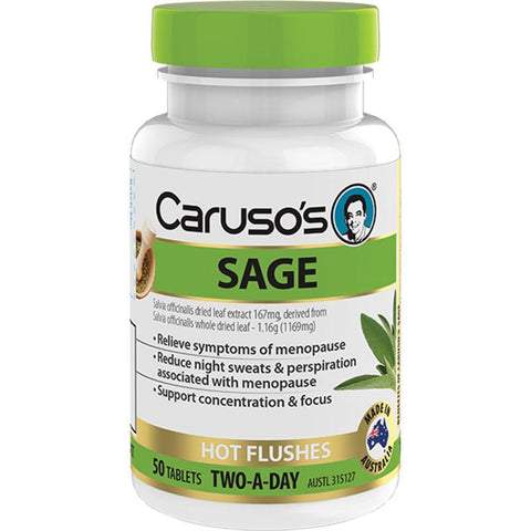 Caruso's Natural Health Sage 50 Tablets