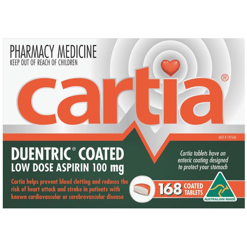 Cartia 100mg Tablets 168