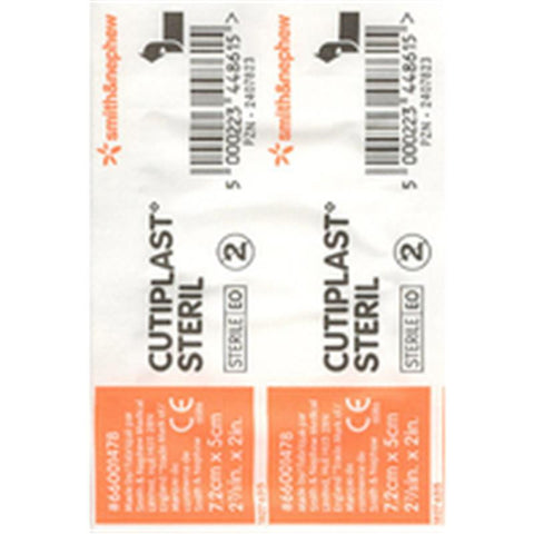 Cutiplast Steril 1478 - 7.2cm x 5cm - 1 Pack