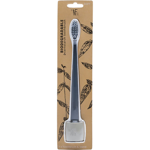 NFCO Bio Toothbrush & Stand Soft - Monsoon Mist 1