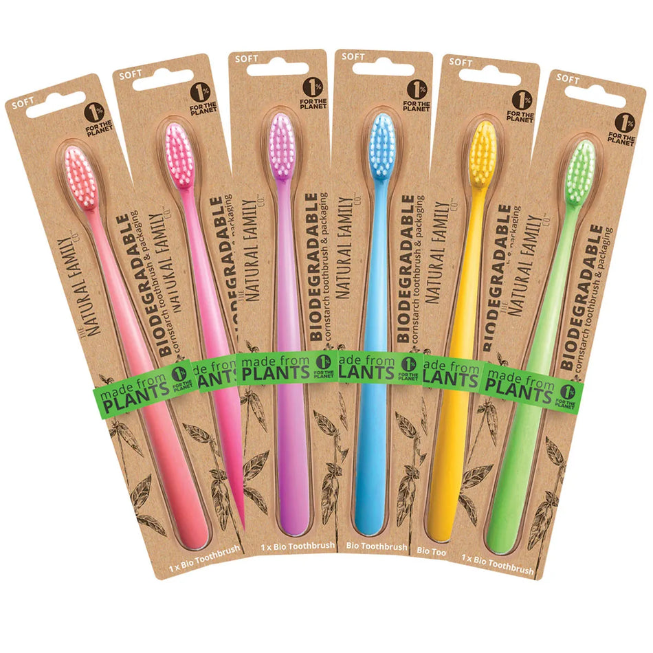 NFCO. Bio Toothbrush Neon Soft (Colours may vary) 8