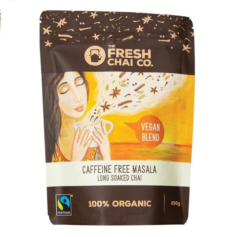 THE FRESH CHAI CO Vegan Caffeine Free Masala Long Soaked Chai 250g