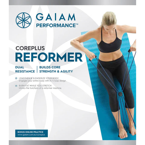 GAIAM Pilates Reformer 4-Loop Design and Multiple Grips 1