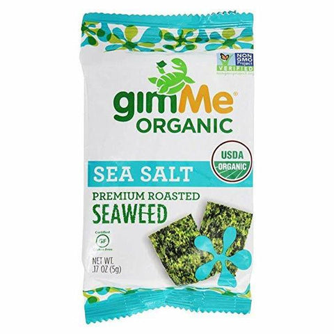 GIMME Roasted Seaweed Snacks Sea Salt 10g
