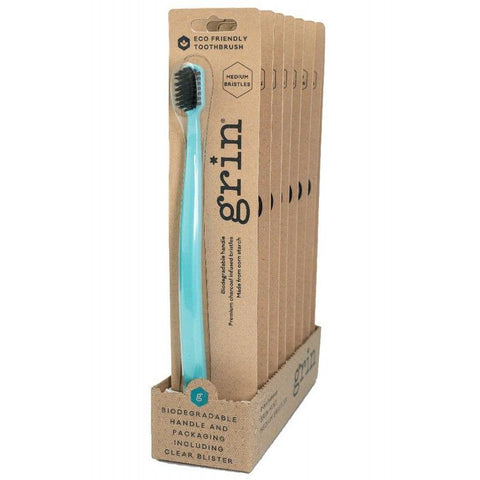GRIN Biodegradable Toothbrush Soft - Grin Mint