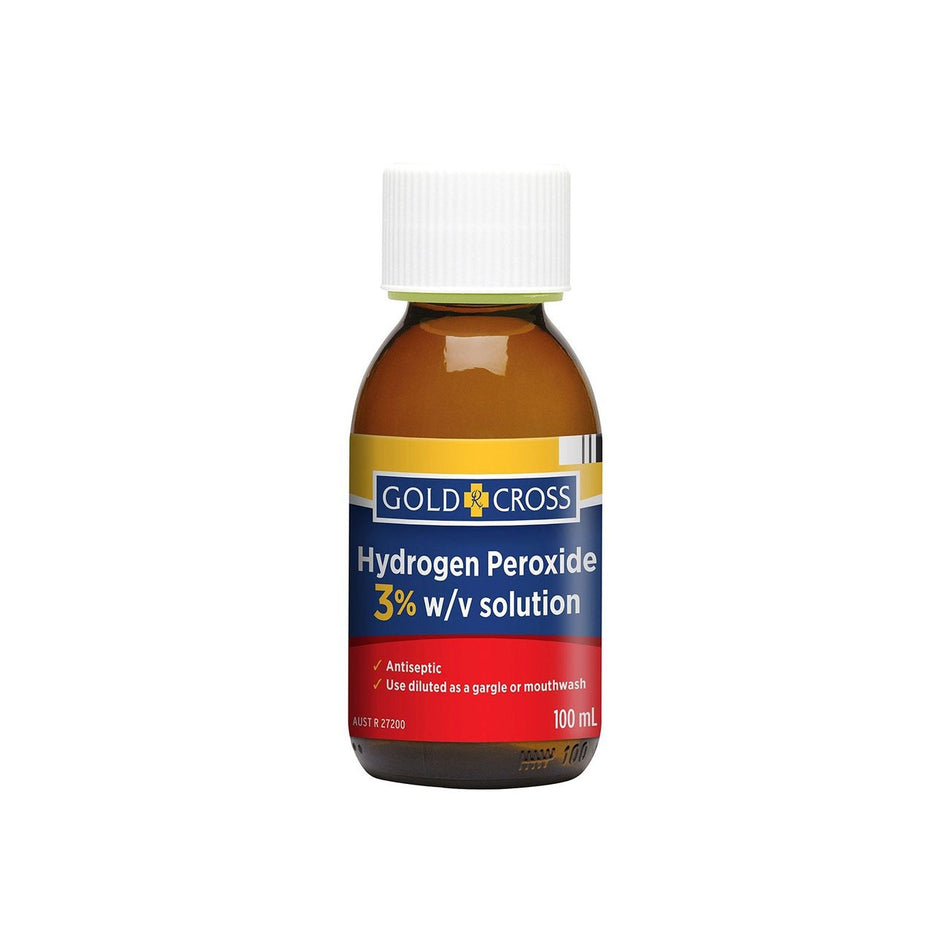 Gold Cross Hydrogen Peroxide 3%(10vol) 100mL