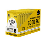 Googys Good Fat Collagen Bar Macadamia & Lemon 45g(Pack of 12)
