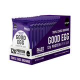 Googys Good Egg Protein Bar Triple Choc Brownie 55g(Pack of 12)