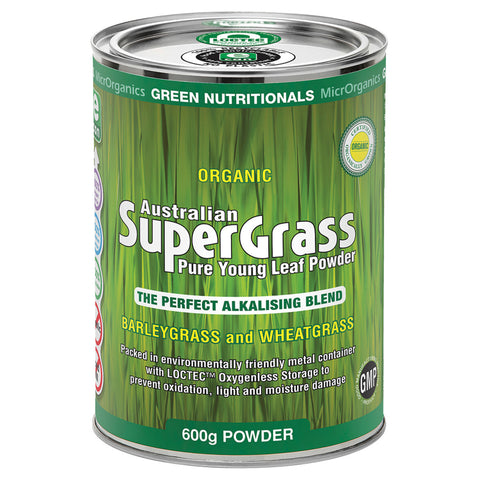 Green Nutritionals by MicrOrganics Organic Australian SuperGrass Powder 600g