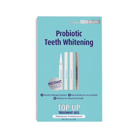 Henry Blooms Oral Health Probiotic Teeth Whitening Top Up Treatment Gels (4 x 2ml Gels)
