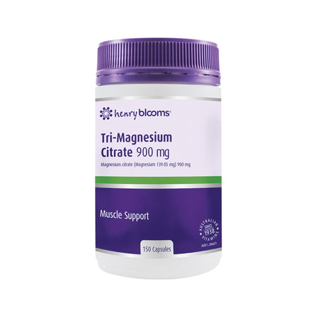 Henry Blooms Tri-Magnesium Citrate 900mg 150c