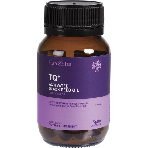 Hab Shifa TQ+ Activated Black Seed Oil Vegecapsules 60