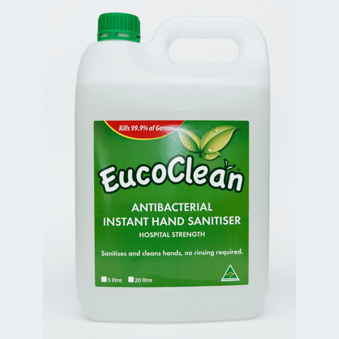 EUCOCLEAN Antibacterial Hand Sanitiser Instant - Hospital Strength 5L