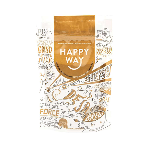 Happy Way Whey Protein Powder Coffee 60g 6PK