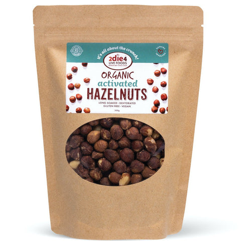 2die4 Live Foods Organic Activated Hazelnuts 120g