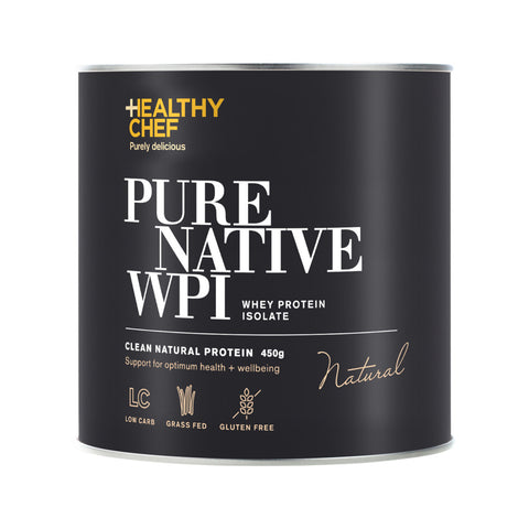 The Healthy Chef Pure Native WPI (Whey Protein Isolate) Natural 450g