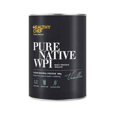 The Healthy Chef Pure Native WPI (Whey Protein Isolate) Vanilla 900g