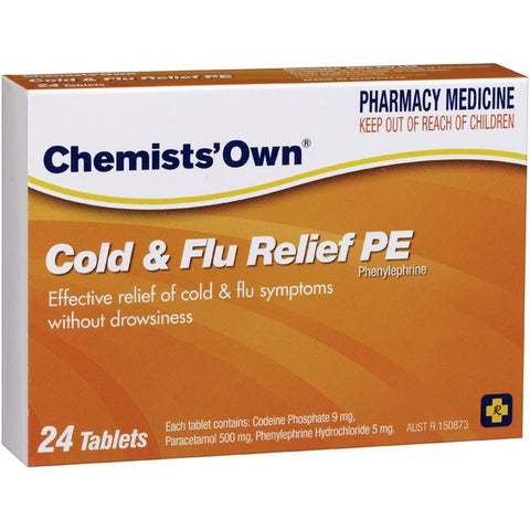 Chemists’ Own Cold & Flu Relief Day PE 24 Tabs