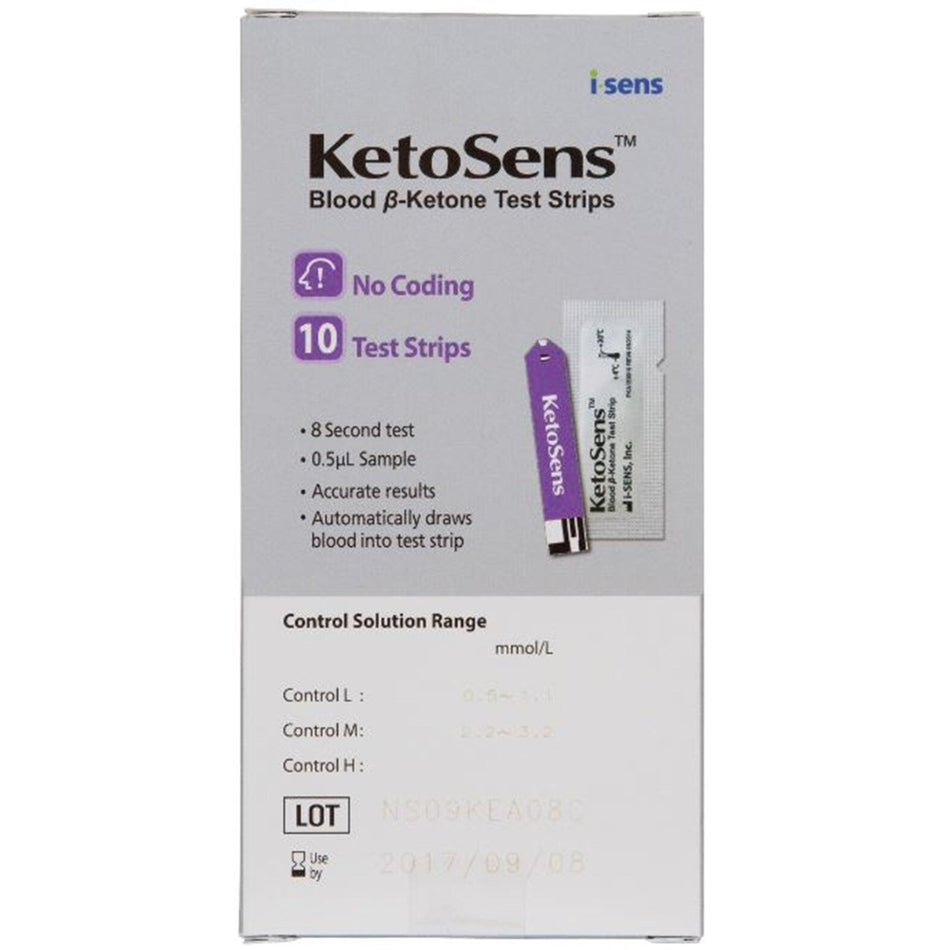 Caresens Ketosens Blood Ketone Test Strips 10 Pack