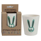JACK N' JILL Storage/Rinse Cup Bunny - Biodegradable 1