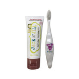 Jack N' Jill Natural Toothpaste & Bio Toothbrush Pack (contains: Bio Toothbrush Koala & Natural Calendula Toothpaste Raspberry 50g)
