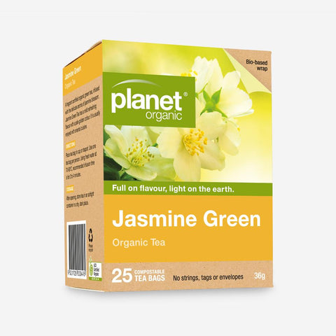 PLANET ORGANIC Herbal Tea Bags Jasmine Green 25