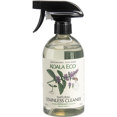 KOALA ECO Stainless Steel Cleaner Peppermint Essential Oil 500ml