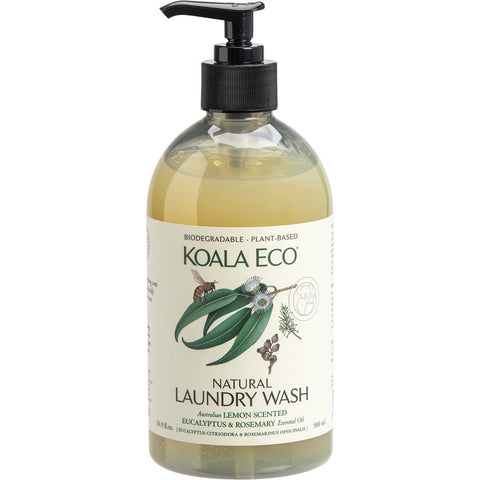 KOALA ECO Laundry Liquid Lemon Scented, Eucalyptus & Rosemary 500ml