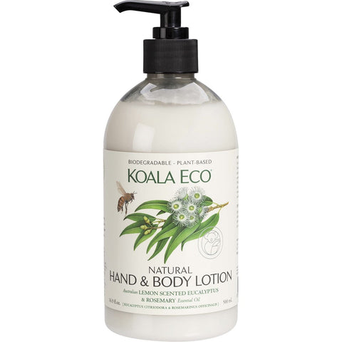 KOALA ECO Hand And Body Lotion Lemon Scented, Eucalyptus & Rosemary 500ml