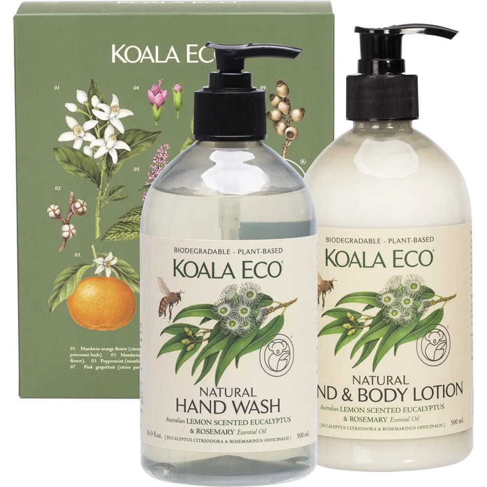 Koala Eco Hand and Body Gift Pack Lemon Eucalyptus & Rosemary 2