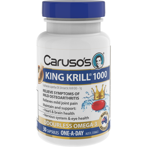 Caruso's King Krill 1000mg 30 Capsules